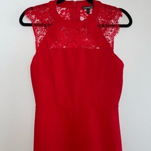 Red Express Midi Dress
